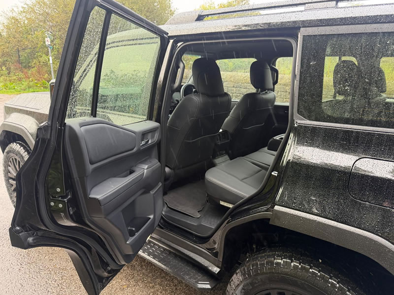 commercial Toyota Land Cruiser LC250 rear seat conversion Bolton, Manchester, Cheshire, Lancashire and the North West